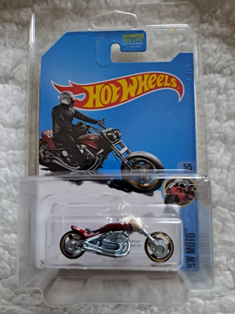 2015 Hot Wheels Treasure Hunt Blast Lane Secret Logo HW Moto Motorcycle New