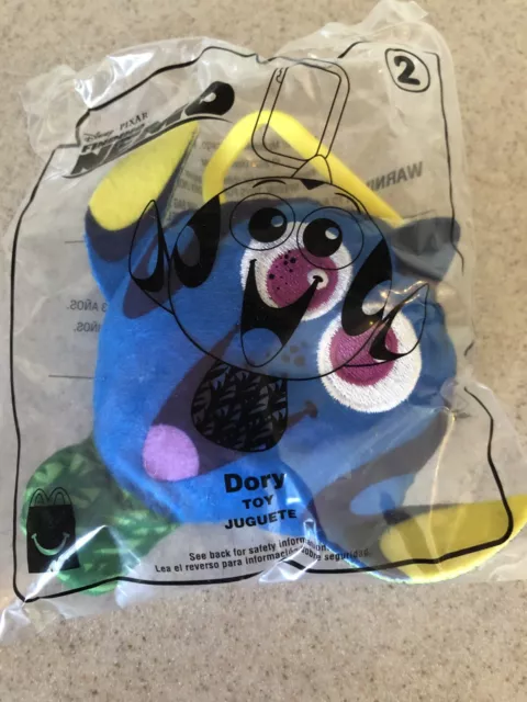 NEW! #2 Dory from Finding Nemo 2020 Mcdonalds Disney Pixar Plush Happy Meal Toy