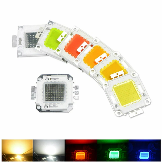 COB Chip 10W 20W 30W 50W 100W LED High Power Geeignet für RGB LED Fluter 12V 36V