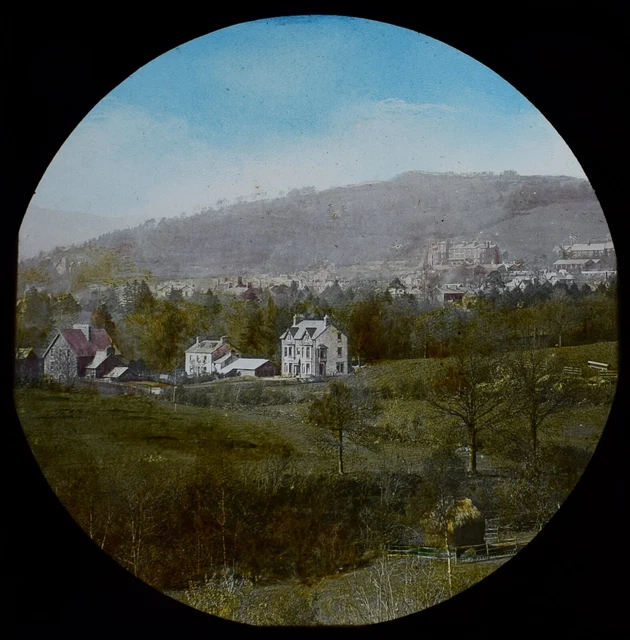 WINDERMERE GENERAL VIEW THE LAKE DISTRICT Magic Lantern Slide C1887 PHOTOGRAPH