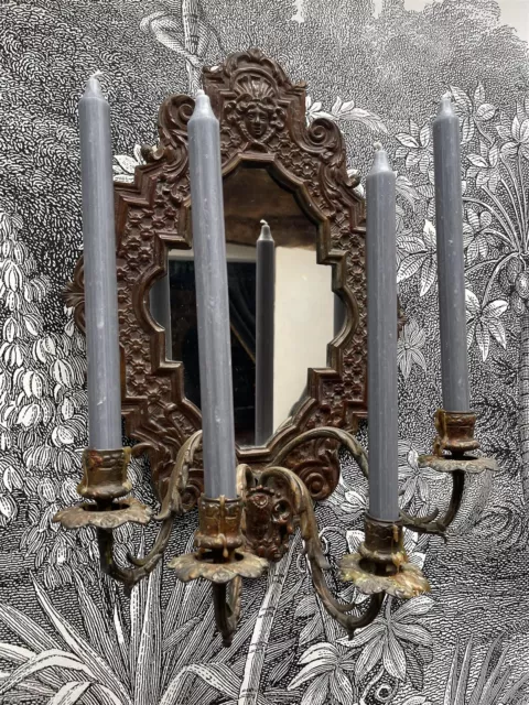 Vela de cena gris oscuro 28 cm, vela cónica rústica púrpura gris color