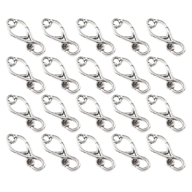 20 Pcs Perlen Charms Anhänger Crafting Antike Silber Schmuck Erkenntnisse