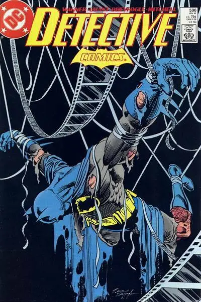 DETECTIVE COMICS #596 F/VF, Batman, Direct, DC 1989 Stock Image