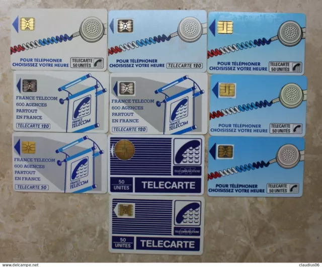 Lot De 10 Telecartes D Usage Courant