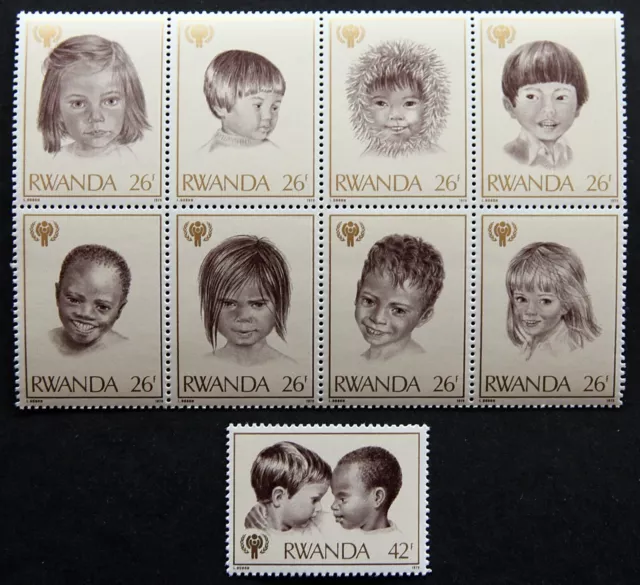 Ruanda, Mi.Nr. 992-1000 (Jahr 1979) postfrisch