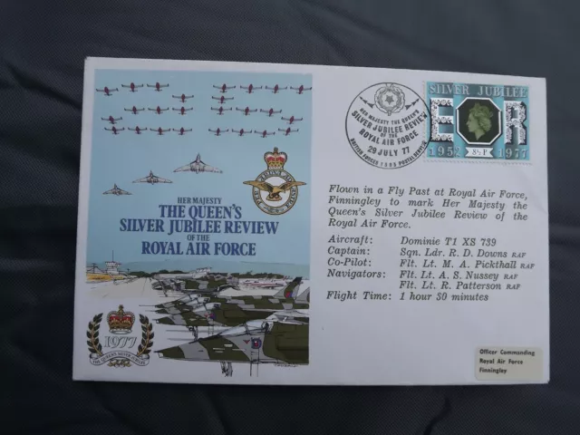 1977 stamp cover Queen's Silver Jubilee Review of the Royal Air Force