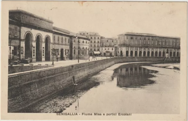 Senigallia - Fiume Misa E Portici Ercolani (Ancona) 1930