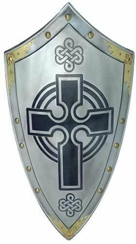 Hand Forged Viking Designer STEEL SHIELD Medieval Battle Armor Sca/larp Sheild