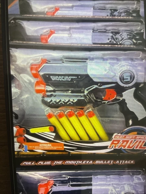 Pistolet À Fléchettes Zuru Turbo Fire 57 X 19,5 X 12,5 Cm (4 Unités) à