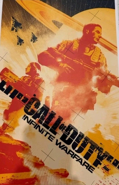 CALL OF DUTY Infinite Warfare Poster Limited Edition RARE Art