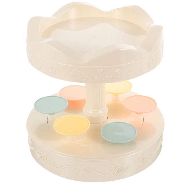 Supporto cupcake giostra girevole autorotazione supporto cupcake per panetteria festa