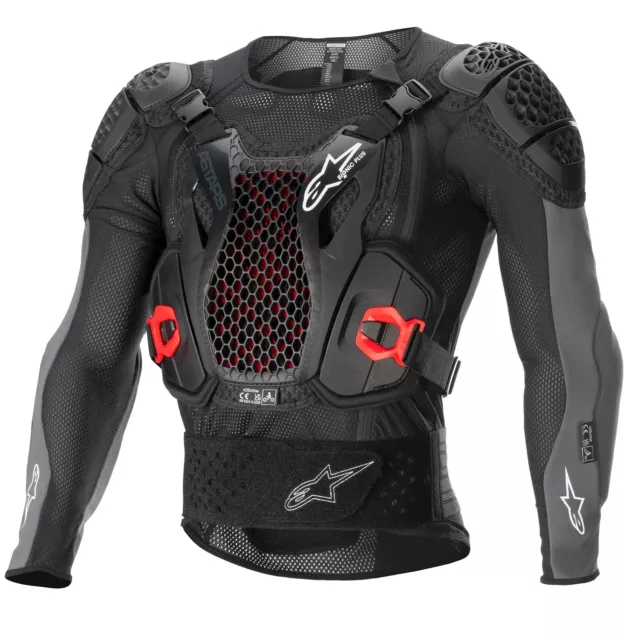 Alpinestars Bionic Plus V2 Protection Jacket Black Anthracite Red