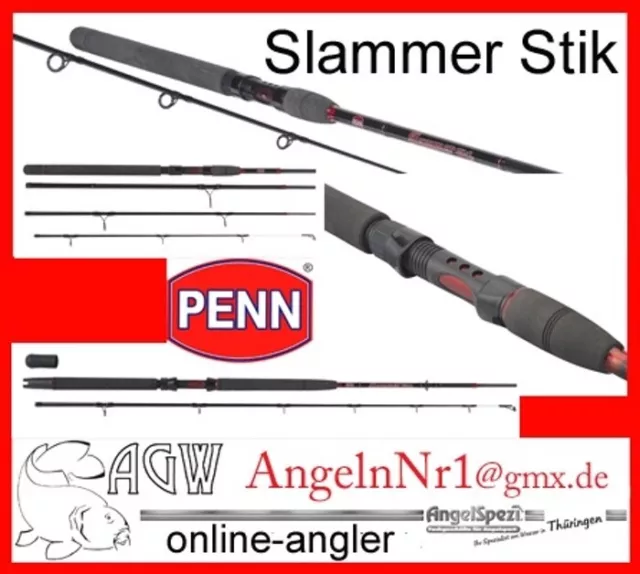 PENN Slammer Stik Boat 212 +20Ib 1252438 2,10 m 2 piezas caña muy universal