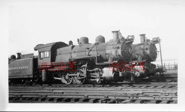 1B317 RP 1940s/1950s PENNSYLVANIA RAILROAD LOCO #5201