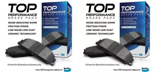 8Pcs F + R TP By Bendix GCT Brake Pads Set for Holden Captiva CG FWD AWD 2006-ON