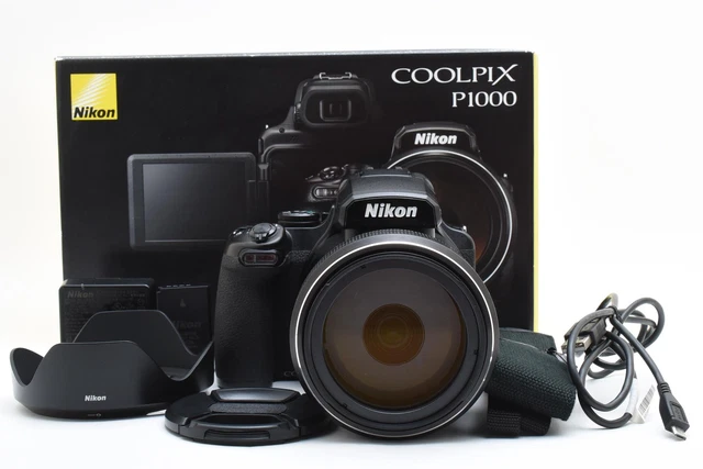 TOP MINT BOXED] Nikon Coolpix P1000 16MP 125x 4K UHD Digital