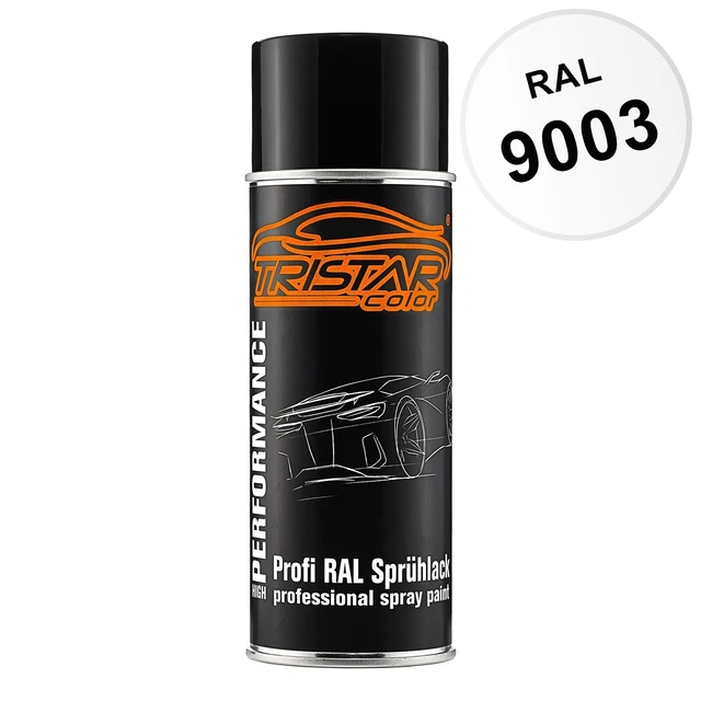 RAL 9003 Signalweiss Spraydose alle Glanzgrade Varianten