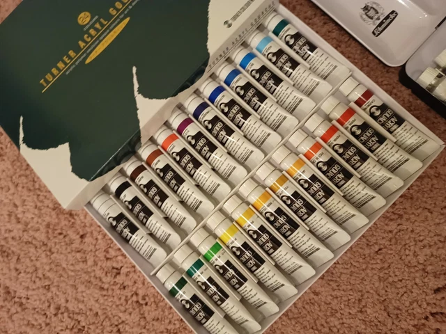 Turner Acryl Gouache Japanesque Farben 24x11ml Acrylfarben Gouache Farbe