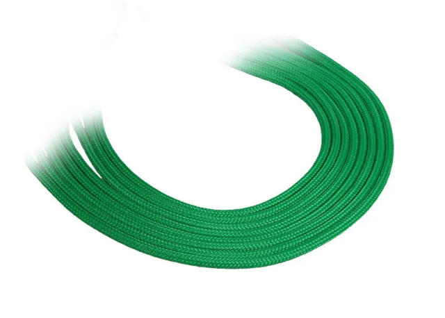 BitFenix estensione PCIe 8 pin 45 cm - sleeved green/black