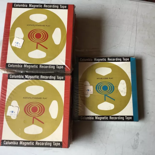 REALISTIC 5 REEL to Reel Mylar Recording Tape Lot of 3 Untested