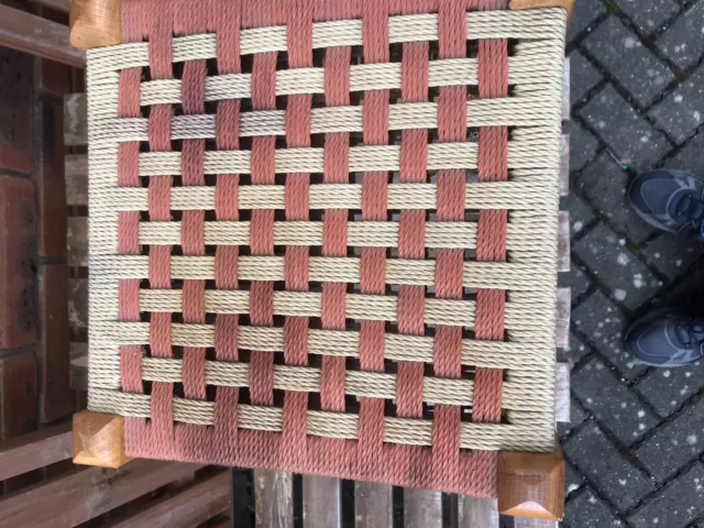 Woven Wooden Stool