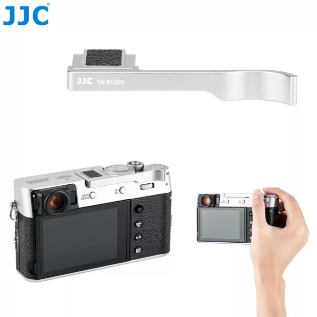 JJC Metal Thumbs Up Grip Hand Holder for Fujifilm Fuji X100VI X-E4 X100F X100V