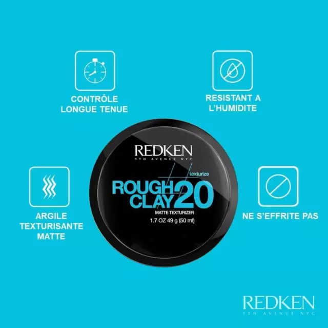 Redken, Pommade Modelante À L'Argile, Rough Clay 20, Styling by Redken, 50 Ml 3