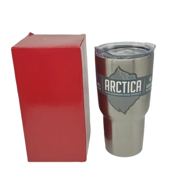 Arctica Stainless Steel Tumbler Dual-Wall Vacuum Insulation 30 Oz