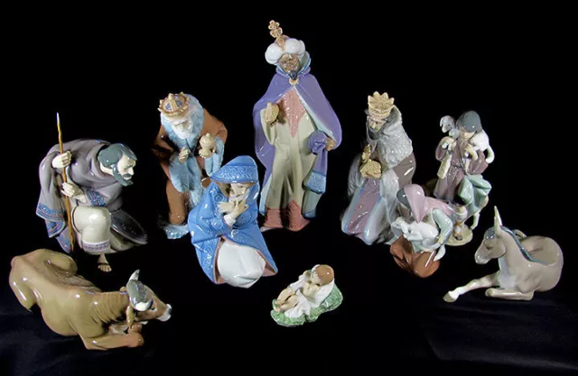 LLADRO***** LARGE NATIVITY SET **WITH BOXES*** 5400 Series  ***Retail$3995