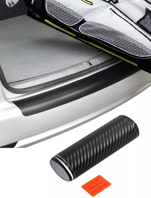 Película de Protección Parachoques Laca Rascador Carbono Óptica para Audi A4 B8