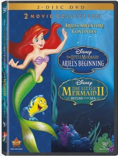 The Little Mermaid II and Ariel's Beginning 2-Movie Collection  - VERY GOOD