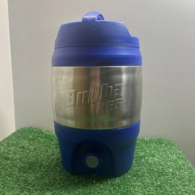 Bubba Keg 128oz 3.8L Stainless Steel Blue Large Thermos with Spout Insulated