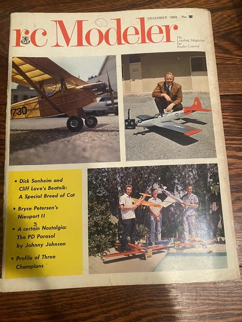 Rc Model Magazine RCM RADIO CONTROL Modeler Magazine December 1969 £5.49 - PicClick UK
