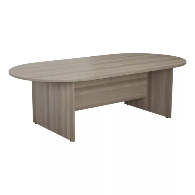 RZ D-End Meeting Boardroom Office Table Grey Oak