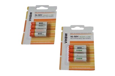 Gigaset 4x Batterie pour Siemens Gigaset E370A Gigaset E560HX 4x1000mAh Chargeur 