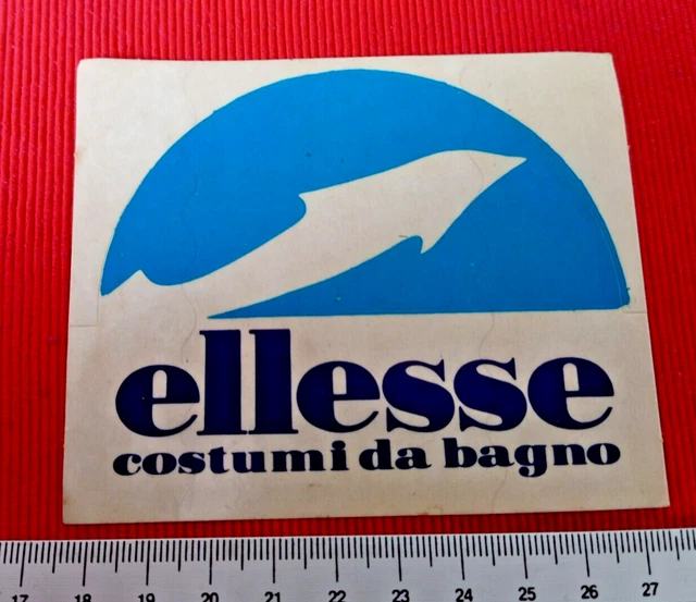 Adesivo Sticker Vintage – Autocollant Original Surf Ellesse, Années 80, Fabriqué En Italie