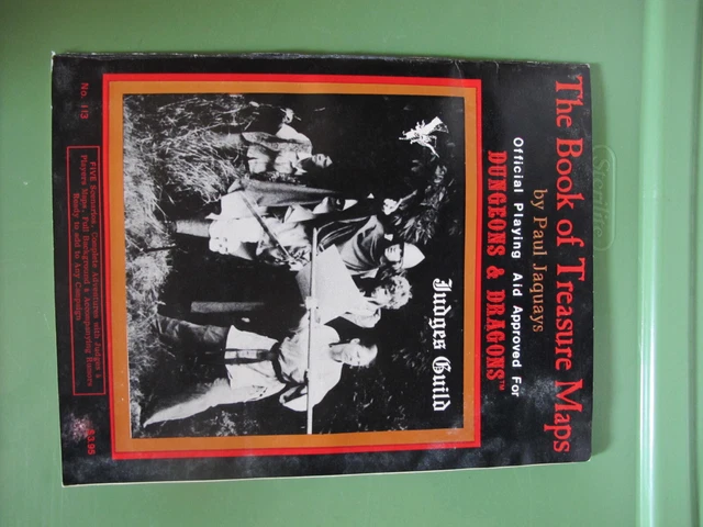 Book Dungeons & Dragons AD&D Aid The Book Of Treasure Maps by Judge's Guild