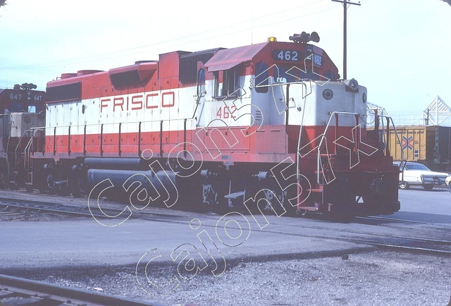 Original Slide- SLSF Frisco GP38-2 #462 At Kansas City,MO. 3/78