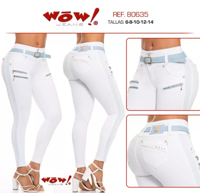 Wow Jeans Colombianos Authentic Colombian Push Up Jeans Levanta Cola Butt Lift