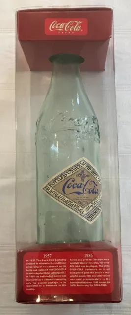 Vintage Coca-Cola Straight Sided Commemorative 1907 Bottle Coke Soft Drink