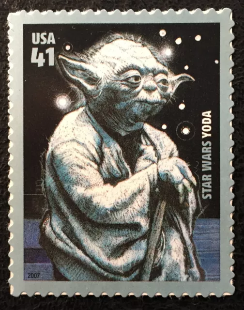 2007 Scott #4205, 41¢, Star Wars - Yoda - Mint NH - Single