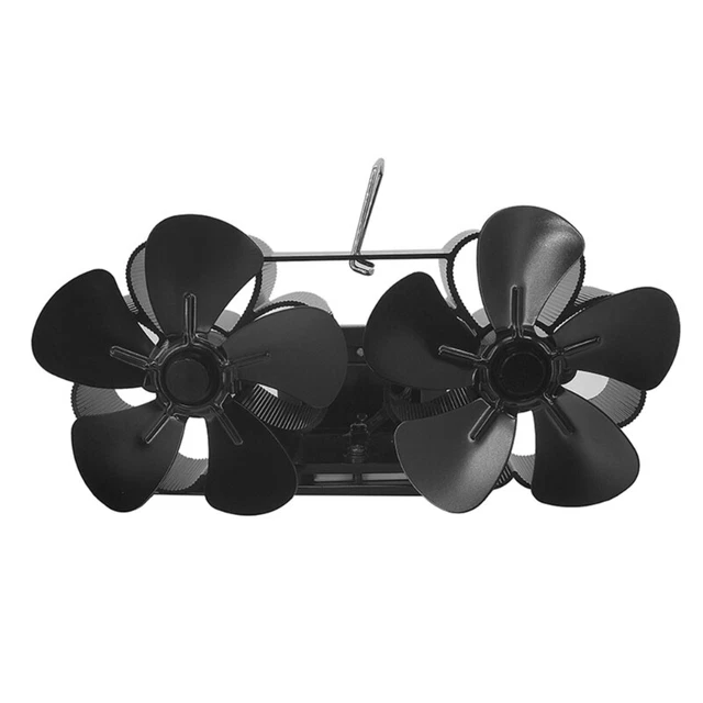 DY5005 5 Heat Powered Stove Fan Upgrade Wood Buring Stove Top Fans