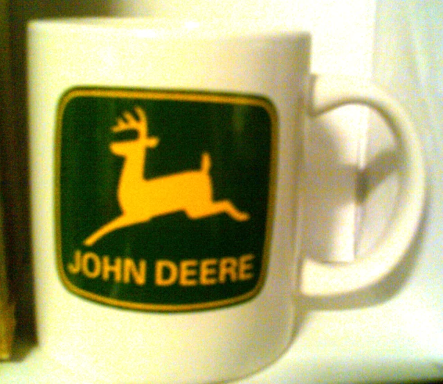 Nwib Set Of 4 John Deere Coffee Mugs
