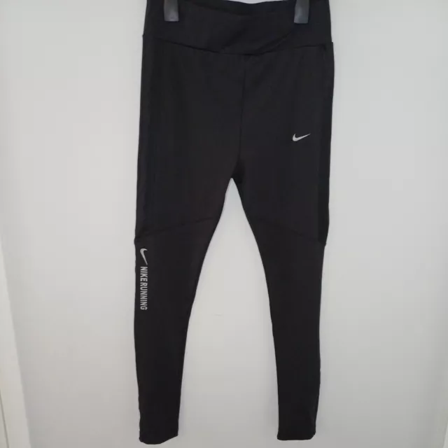 Ladies Nike running gym Leggings XL Black UK 12 - 14 full length