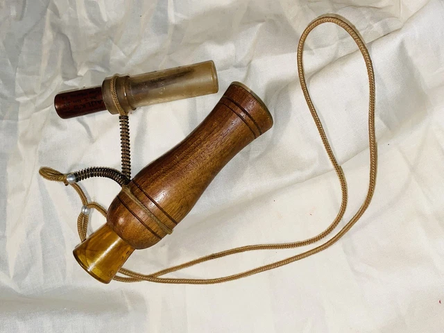 *COLLECTIBLE* Vintage🦆FAULK’s Goose CALL w/ HERTER’s CALL🦆2 PC SET ~ NICE!!!