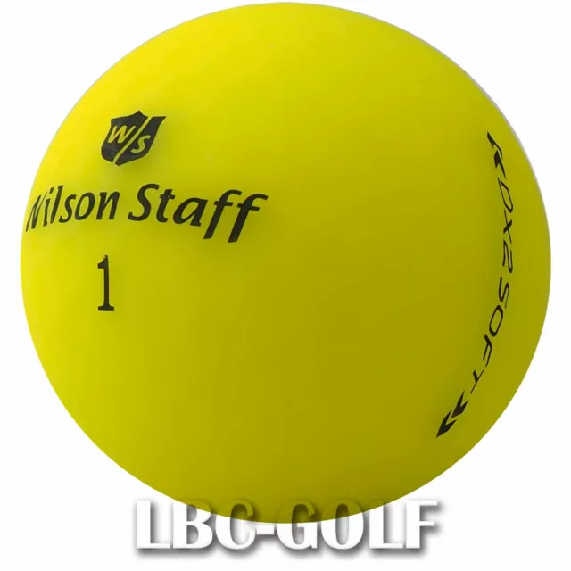 Gelbe Wilson Staff Dx2 / Duo Soft Optix Golfbälle Aaaaa Lakeballs Mattes Finish