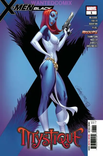 X-Men Black Mystique #1 Oct 2018 Raven Marvel Comic Book Scott Campell Cover