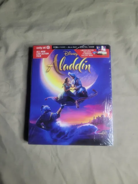 Aladdin Disney live (4K Ultra HD + Blu-ray, 2019) "Limited Ed Gallery Book"