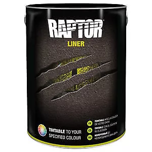 UPOL Raptor TINTABLE 5L Tough Urethene Coating Truck Bed Liner -Trailers -Boats