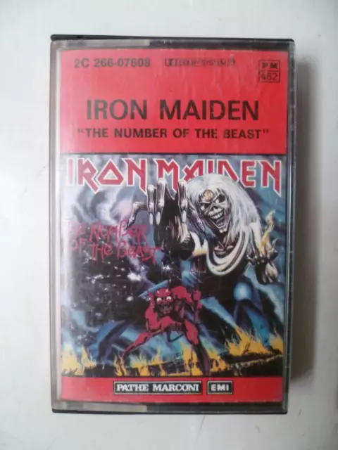 Iron Maiden  The number of the beast Cassette Audio